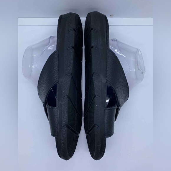 Mephisto Conrad Black Leather Lightweight Crossover Men’s Sandals Size 43 (US 9) - Picture 5 of 10